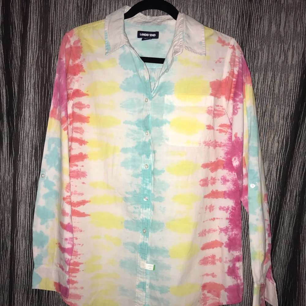 Lands’ End Tie Dye Top